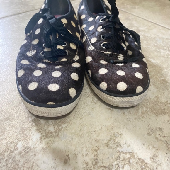 Keds Vintage Polka Dot Sneakers Size 8 - Picture 3 of 10